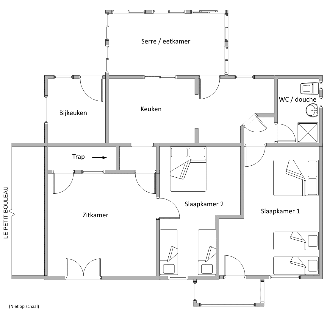 Floor plan showing room layout.
