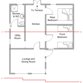 tranlpb (795 x 597) Floor plan of Le Petit Bouleau