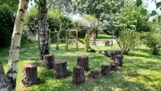 Play areas in the garden Play areas